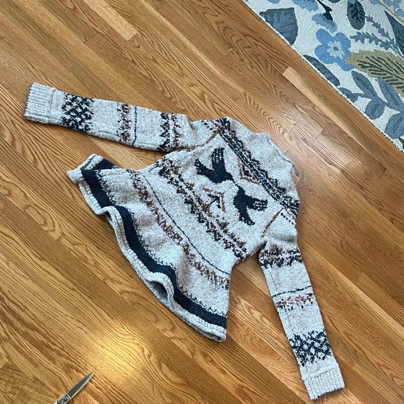Anthropologie x Pilcro Long-Sleeve Mock-Neck Bird Sweater Size XS NWT - Picture 15 of 15